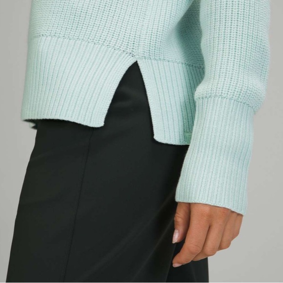 Lululemon Merino wool v-neck sweater - Picture 3 of 5